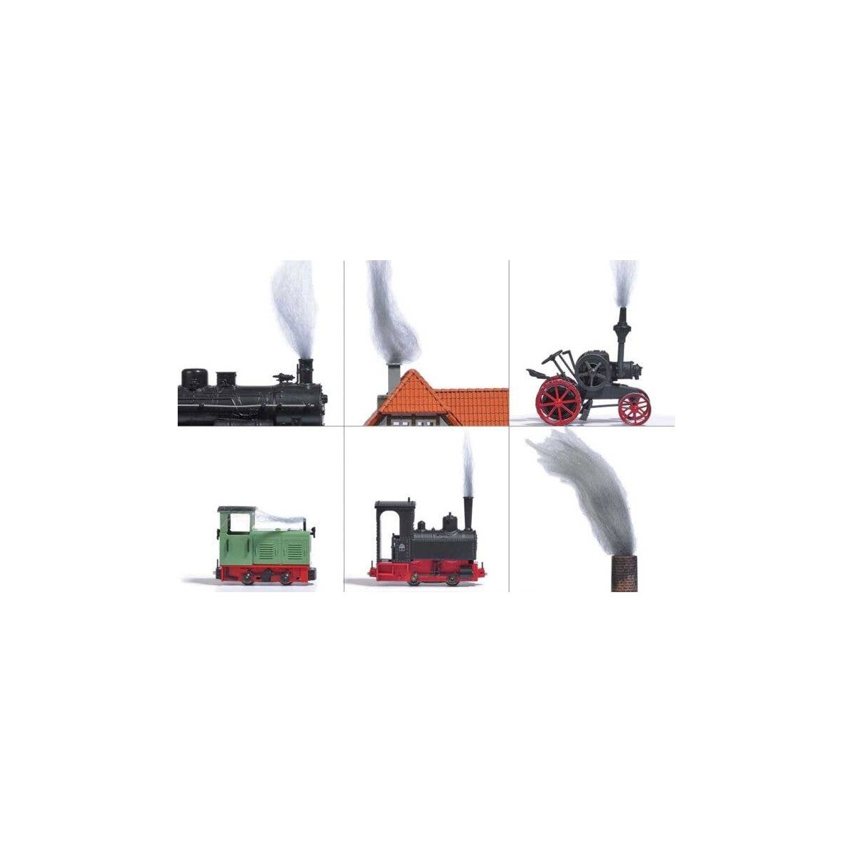 Smoke Wool -- .17oz 5g, HO, Busch Gmbh & Co Kg 7588