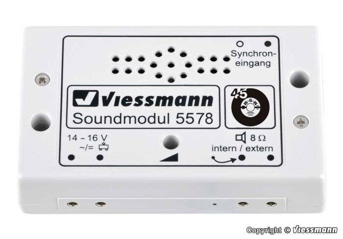 Jukebox Sound Module -- Plays 1950s-1960s Hits - For use with 769-1511 (Sold Separatel, HO, Viessmann Modellspielwaren 5578