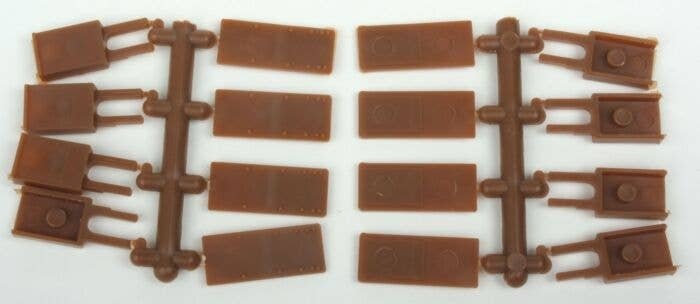 Cushion Car Coupler Pocket - Kit -- Parts to Convert 4 Cars, HO, WalthersProto 2311