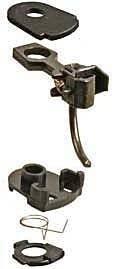 33 Plastic-Shank Coupler - Kit - Magne-Matic(R) -- Short 1/4′ Centerset w/233 Draft Gear Box, HO, Kadee Quality Products 33