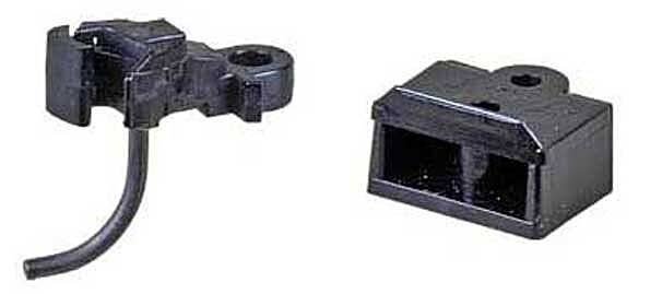 Coupler -- Body Mount w/Short, Narrow Gear Box - Railtop to Underbody 1-1/8′, I, Kadee Quality Products 1836