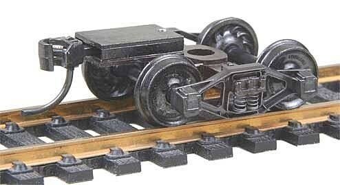Bettendorf T-Section Fully Sprung Metal Trucks w/Whisker(R) Couplers - Kit -- Code 110 (.11, HO, Kadee Quality Products 512