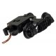 Archbar Trucks -- With 1023 Couplers, Short - 1 Pair, N, Micro Trains Line 302001