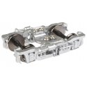 GSC 41-N-11 Metal Passenger Trucks w/Clasp Brake -- Silver - 1 Pair, HO, WalthersProto 2105