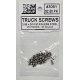 Stainless Steel Truck Screws for HO Freight Cars -- Self-Tapping 2-56 x 3/16′ pkg(25), HO, Tichy Train Group 3091