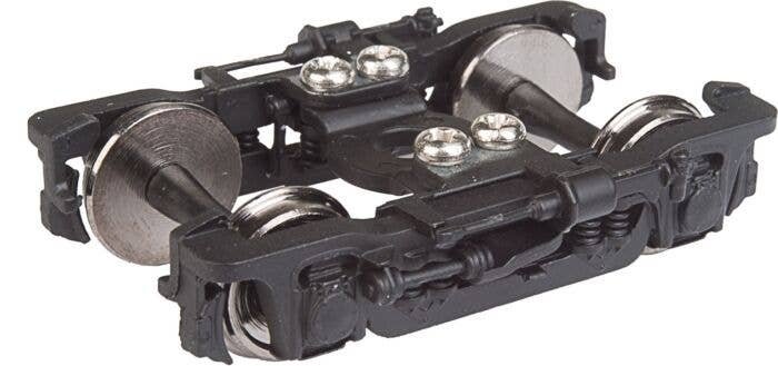 GSC 41-NP-11 (PRR 2E-P5) Metal Passenger Trucks with RP-25 Metal Wheels -- Black - 1 Pair, HO, WalthersProto 2112