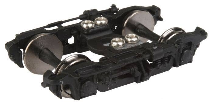 GSC 41-HR Metal Passenger Trucks w/36′ Metal Wheels -- Black - 1 Pair, HO, WalthersProto 2102