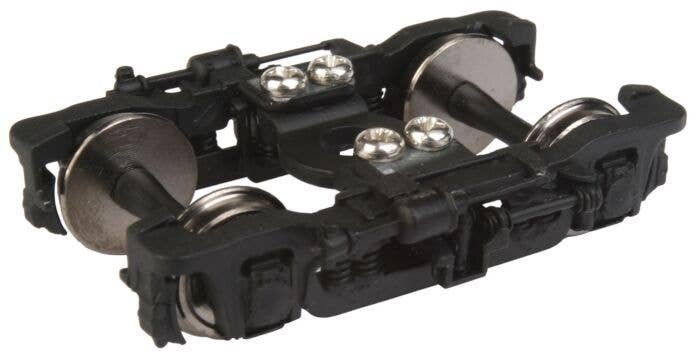 GSC 41-N-11 Metal Passenger Trucks w/Clasp Brake -- Black - 1 Pair, HO, WalthersProto 2104