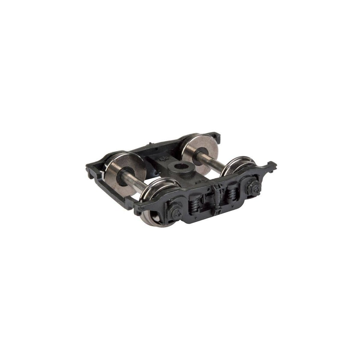 GSC BX Express Car Trucks - Plastic w/RP-25 Metal Wheels -- Black - 1 Pair, HO, WalthersProto 2214