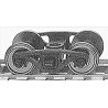 Freight Car Trucks -- Barber-Bettendorf Roller-Bearing Caboose pkg(2), HO, Atlas Model Railroad Co. 190000