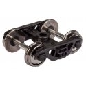 Rigid Plastic Trucks w/33′ Metal RP-25 Wheels & Axles -- 70-Ton ASF Roller Bearing - 1 Pair, HO, WalthersProto 2014