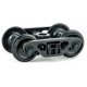 Barber(R) S-2 Roller Bearing Sprung Metal Trucks, 70 Ton -- 33 Smooth Back All Metal Non-Mag, G, Kadee Quality Products 973