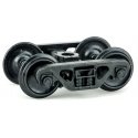 Barber(R) S-2 Roller Bearing Sprung Metal Trucks, 70 Ton -- 33 Smooth Back All Metal Non-Mag, G, Kadee Quality Products 973