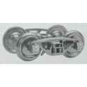 A.S.F (R) A-3 Ride-Control 50-Ton Truck -- 33 Smooth Back All Metal Non-Magnetic Wheels′, G, Kadee Quality Products 970