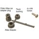 2-Rail Arch Bar Metal Trucks -- With 33′ Ribbed-Back Metal P48 Wheels 1 Pair, O, Kadee Quality Products 757