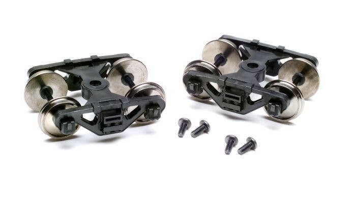 Spectrum(R) On30 Trucks w/Wheel Sets -- Freight - Vulcan 1 Pair, On30, Bachmann Industries 29905