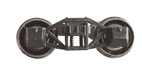 Old-Time Arch-Bar Friction-Bearing Trucks with Metal Wheels -- 1 Pair, HO, Bachmann Industries 42911