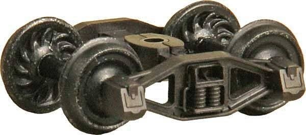 Bettendorf T-Section HGC 2-Piece Trucks -- 1 Pair, HOn3, Kadee Quality Products 724