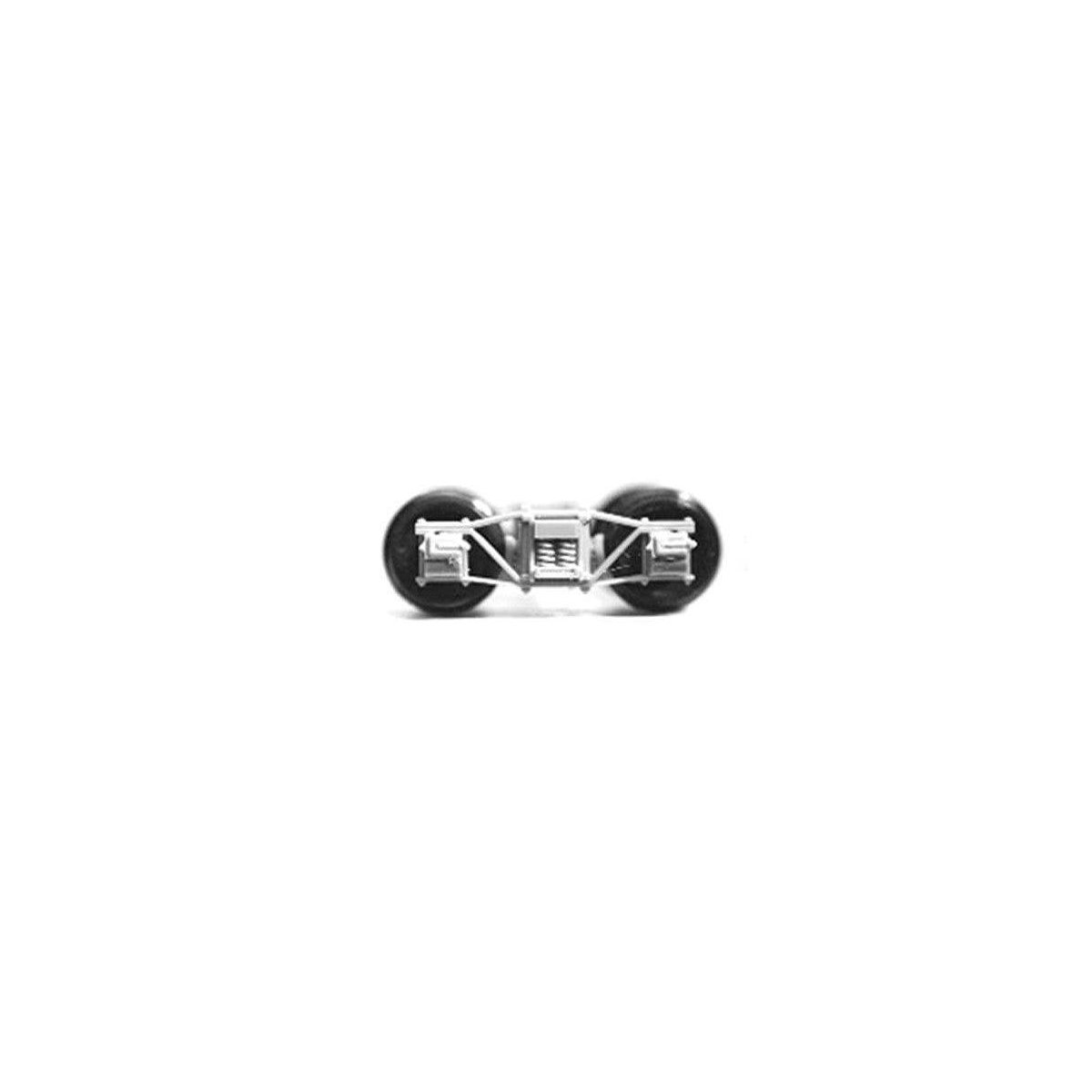 Freight Car Truck Kits -- Arch Bar 10 Pair (Paintable Styrene w/Separate Nylon Bearings), HO, Tichy Train Group 3035