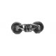Freight Car Trucks One-Piece -- Bettendorf 10 Pair (Delrin, black), HO, Tichy Train Group 3025