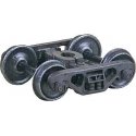 Barber(R) S-2 70-Ton Roller Bearing Self-Centering HGC Trucks -- Code 88 (.088`) 33` Smoot, HO, Kadee Quality Products 1570