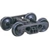 Barber(R) S-2 70-Ton Roller Bearing Self-Centering HGC Trucks -- Code 88 (.088`) 33` Smoot, HO, Kadee Quality Products 1570