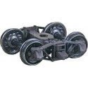 Arch Bar Self-Centering HGC Leaf-Spring Caboose Trucks -- Code 88 (.088`) 33` Ribbed-Back , HO, Kadee Quality Products 1583