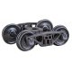 Bettendorf 50-Ton Self-Centering HGC Trucks -- Code 110 (.110`) 33` Smooth-Back RP-25 Wheel, HO, Kadee Quality Products 564