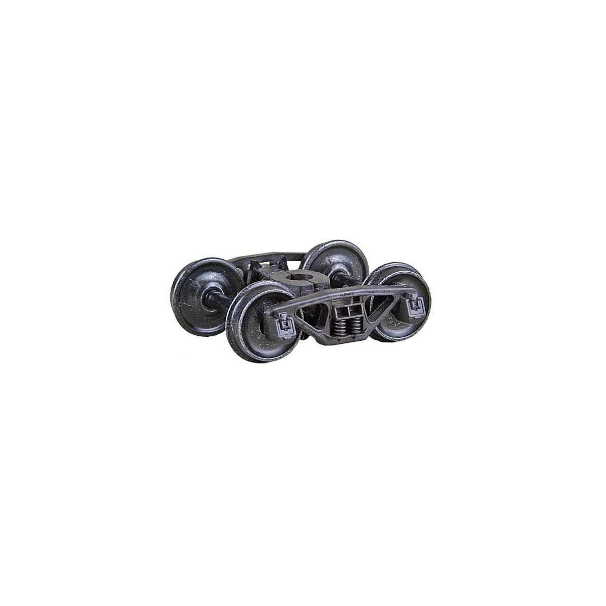 Bettendorf 50-Ton Self-Centering HGC Trucks -- Code 110 (.110`) 33` Smooth-Back RP-25 Wheel, HO, Kadee Quality Products 564