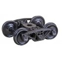 Bettendorf AAR Self-Centering HGC Leaf-Spring Caboose Trucks -- Code 110 (.110`) 33` Smooth, HO, Kadee Quality Products 580