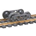 Barber(R) S-2 70-Ton Roller Bearing Fully Sprung Self-Centering Metal Trucks -- Code 110 (., HO, Kadee Quality Products 558