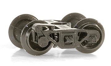 Swing Motion Caboose Truck w/Generator -- Single-Truck 1 Pair, N, Micro Trains Line 302100