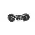 Freight Car Trucks One-Piece -- Bettendorf (Delrin, black) 1 Pair, HO, Tichy Train Group 3024