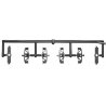 Freight Car Trucks Kit -- Andrews (Delrin, black) 1 Pair, HO, Tichy Train Group 3012