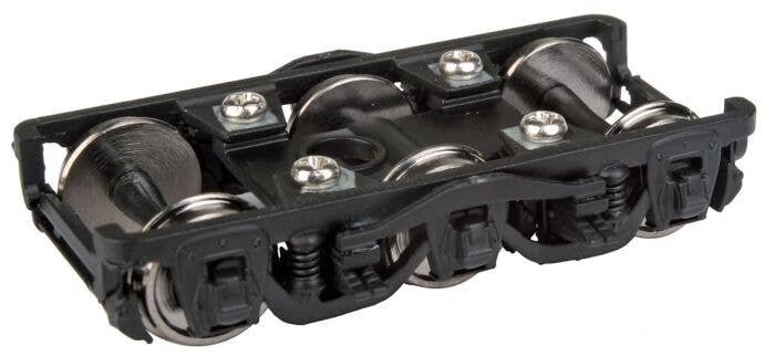 Heavyweight 6-Wheel Metal Passenger Trucks w/RP-25 Metal Wheels -- Type 2411 - 1 Pair, HO, WalthersProto 2204