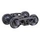 A.S.F.(R) Ride Control(R) 50-Ton Self-Centering HGC Trucks -- Code 110 (.110`) 33` Ribbed-B, HO, Kadee Quality Products 563