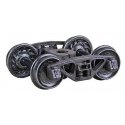 A.S.F.(R) Ride Control(R) 50-Ton Self-Centering HGC Trucks -- Code 110 (.110`) 33` Ribbed-B, HO, Kadee Quality Products 563