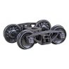 A.S.F.(R) Ride Control(R) 50-Ton Self-Centering HGC Trucks -- Code 110 (.110`) 33` Ribbed-B, HO, Kadee Quality Products 563