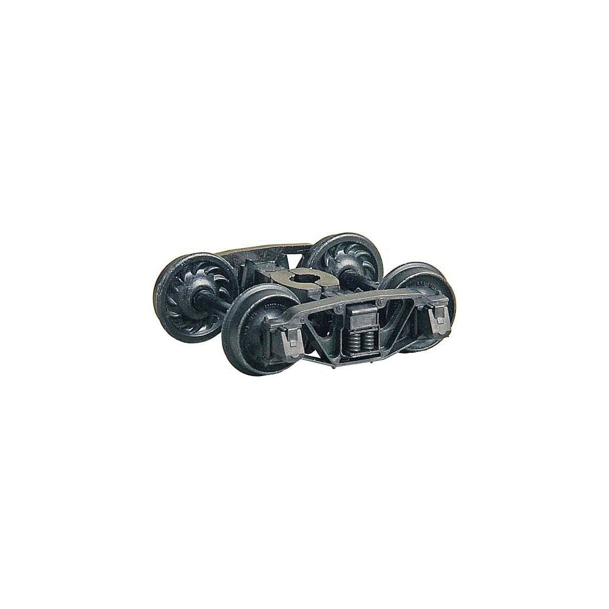 Andrews Trucks w/33′ Code 110 Ribbed-Back Metal Wheels -- pkg(2), HO, Kadee Quality Products 571