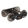 Sprung Plastic Trucks w/36′ Metal RP-25 Wheels & Axles -- 100-Ton ASF Roller Bearing - 1 Pair, HO, WalthersProto 2010