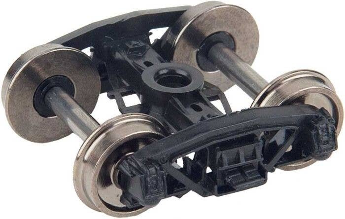 Andrews Plastic Caboose Trucks w/33′ Metal RP-25 Wheels & Axles -- 1 Pair, HO, WalthersProto 2032