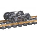 Pennsylvania 2D-F8 50-Ton Fully Sprung Metal Trucks -- Code 110 (.110`) 33` Ribbed-Back RP-, HO, Kadee Quality Products 517