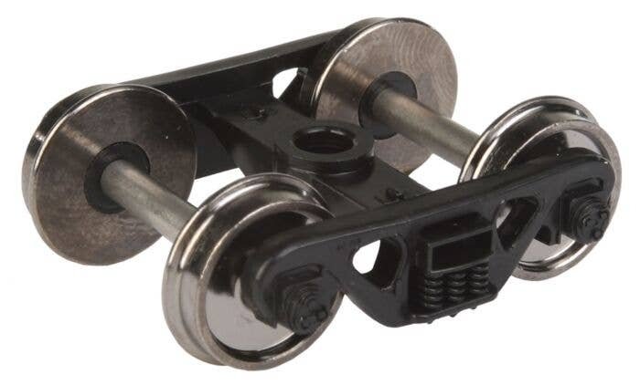 Rigid Plastic Trucks w/36′ Metal RP-25 Wheels -- 100-Ton ASF Roller Bearing - 1 Pair, HO, WalthersProto 2011