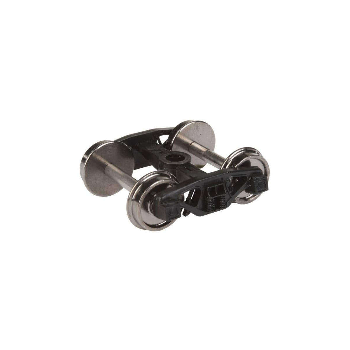 Rigid Plastic Trucks w/33′ RP-25 Metal Wheels & Axles -- 50-Ton Spring (Plankless) 1 Pair, HO, WalthersProto 2000