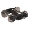 Rigid Plastic Trucks w/33′ RP-25 Metal Wheels & Axles -- 50-Ton Spring (Plankless) 1 Pair, HO, WalthersProto 2000