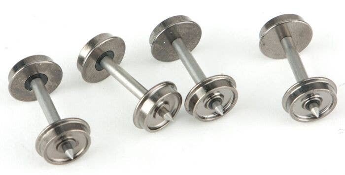 33′ Turned Metal RP-25 Wheelsets -- With Metal Axles pkg(12), HO, WalthersProto 2300