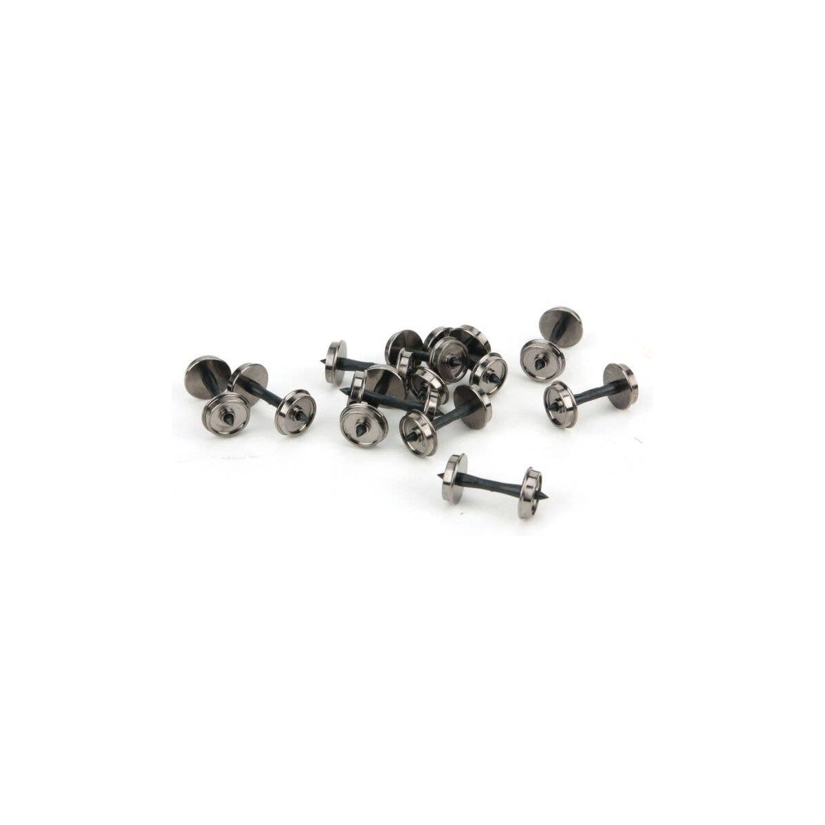 36′ Turned Metal RP-25 Wheelsets -- With Plastic Axles pkg(12), HO, WalthersProto 2303