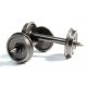 36′ Code 88 Metal Wheelsets -- pkg(12), HO, Rapido Trains Inc 102089