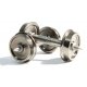 36′ Code 110 Metal Wheelsets -- pkg(100), HO, Rapido Trains Inc 102088