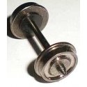 Metal Wheels with Needlepoint Axle pkg(20) -- 36′, HO, Bowser Manufacturing Co. 40199